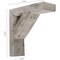 Ekena Millwork 3 1/2"W x 8"D x 8"H Vintage Farmhouse Bracket, Barnwood Decor Collection, Chalk Dust White BKTB03X08X08TRWH - alternate 3